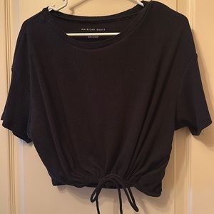 American Eagle Drawstring Crop Top